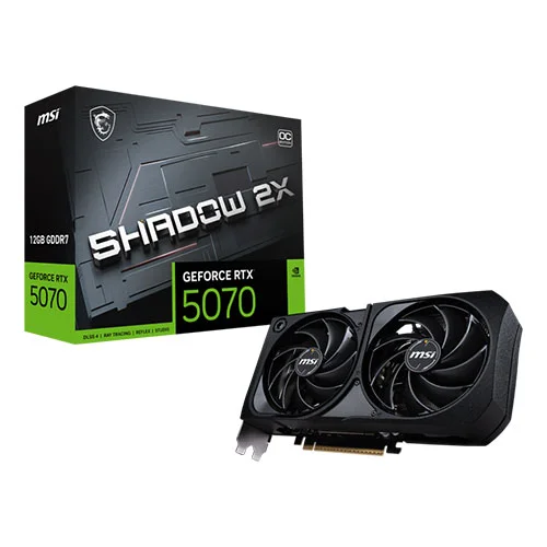 MSI RTX 5070 Shadow 2X OC 12GB GDDR7 Graphics Card